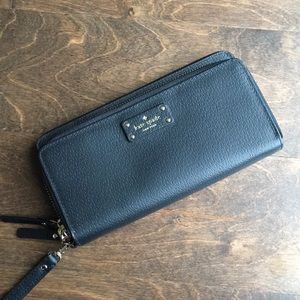 Kate Spade black wallet/clutch